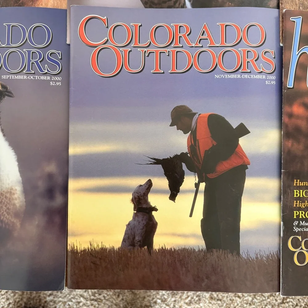 Vintage Colorado Outdoors Magazine 2000 Full Year Set&  Hunting Fishing Guides‎